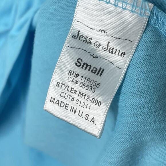 Jess & Jane Women's Blouse S Art to Wear Novelty Fish Ocean Graphic Pockets - Picture 4 of 7